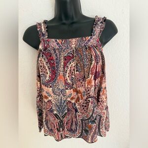 BA&SH Paisley Print Sleeveless Top